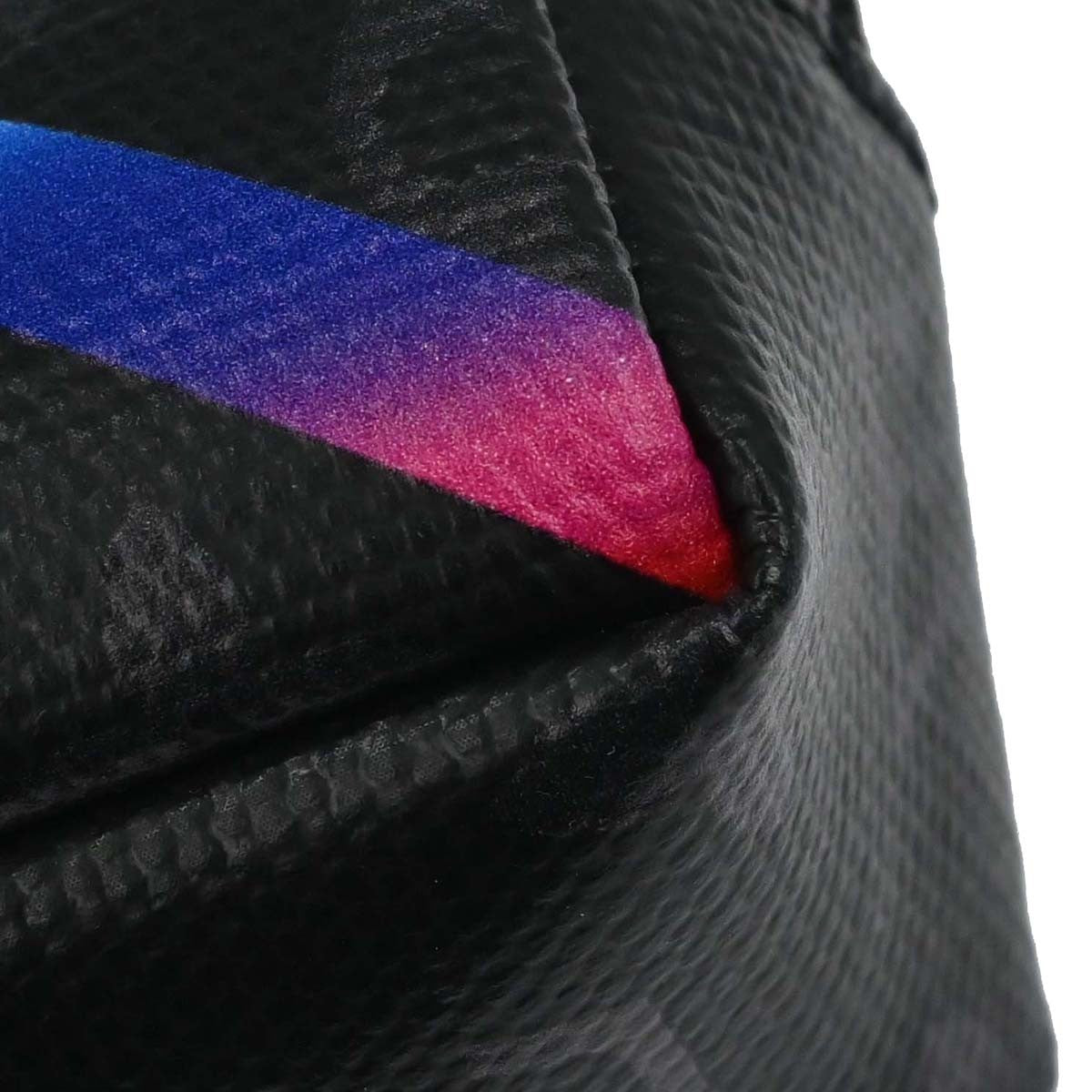 Louis Vuitton Box Pouch Bag Charm and Belt Charm Rainbow Monogram Eclipse Canvas, Black, Leather, Charm