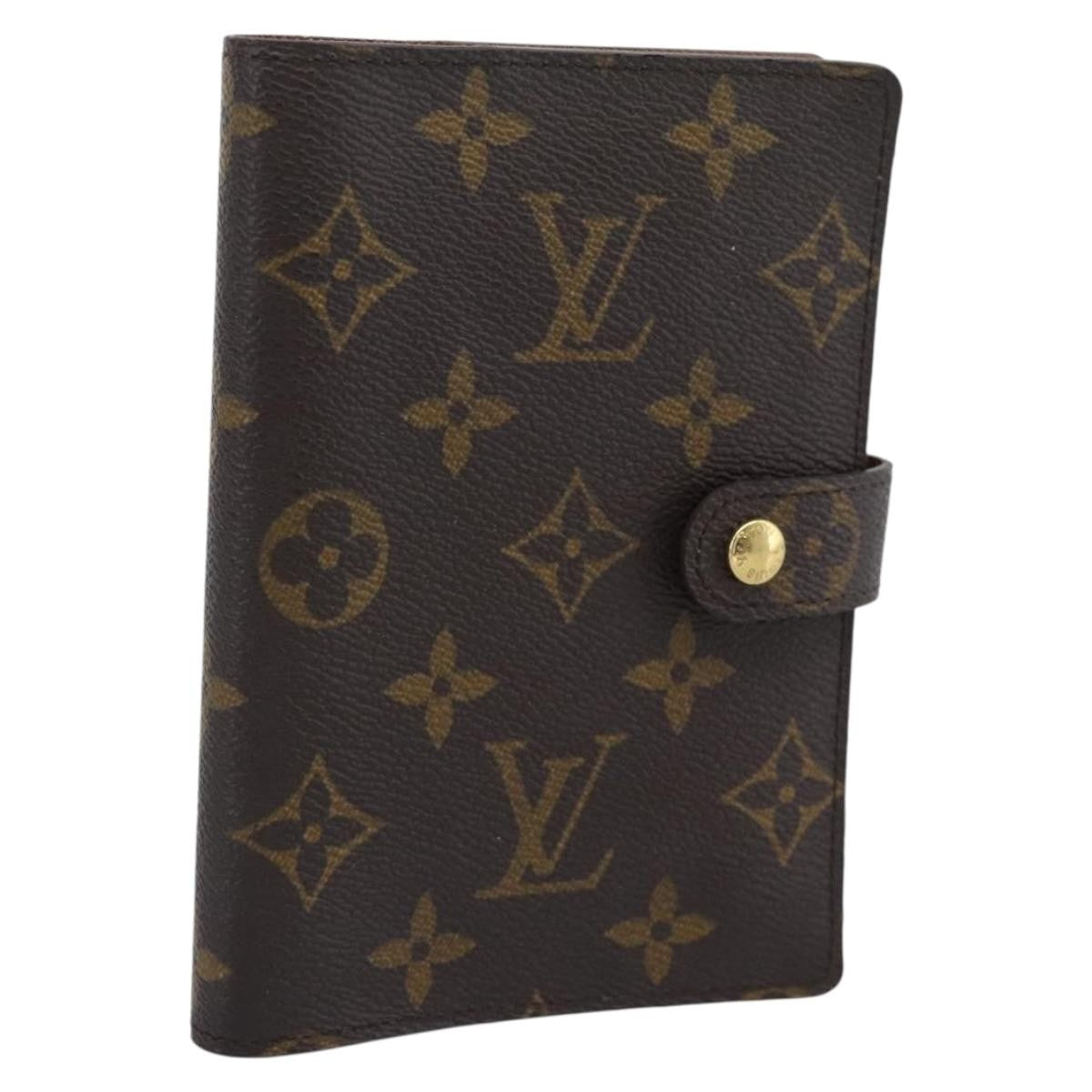 Louis Vuitton Agenda Cover Monogram Canvas, Brown, Canvas, Wallet
