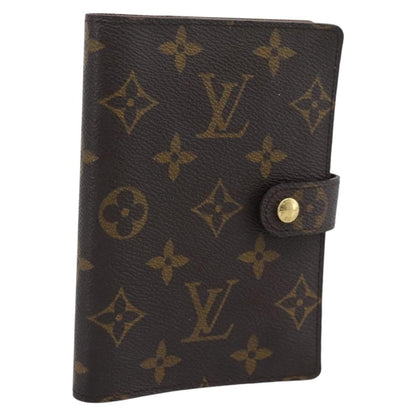 Louis Vuitton Agenda Cover Monogram Canvas, Brown, Canvas, Wallet