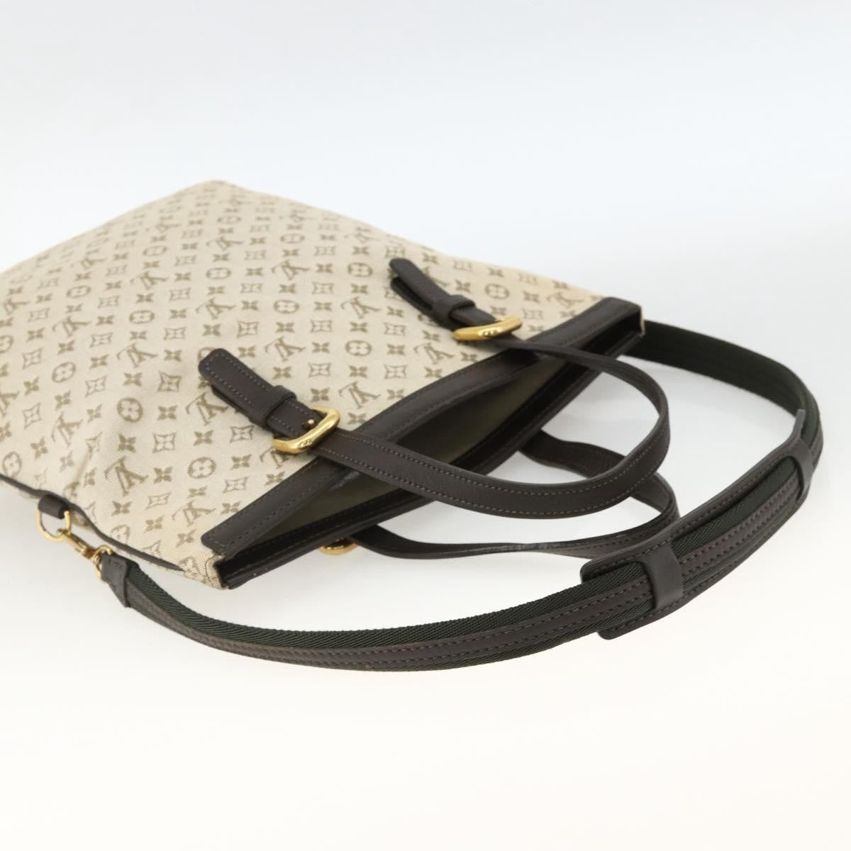 Louis Vuitton Francoise Mini lin, Khaki, Canvas, Tote Bag