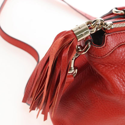 Gucci Soho Convertible Soft Top Handle Leather, Orange, Leather, Handbag