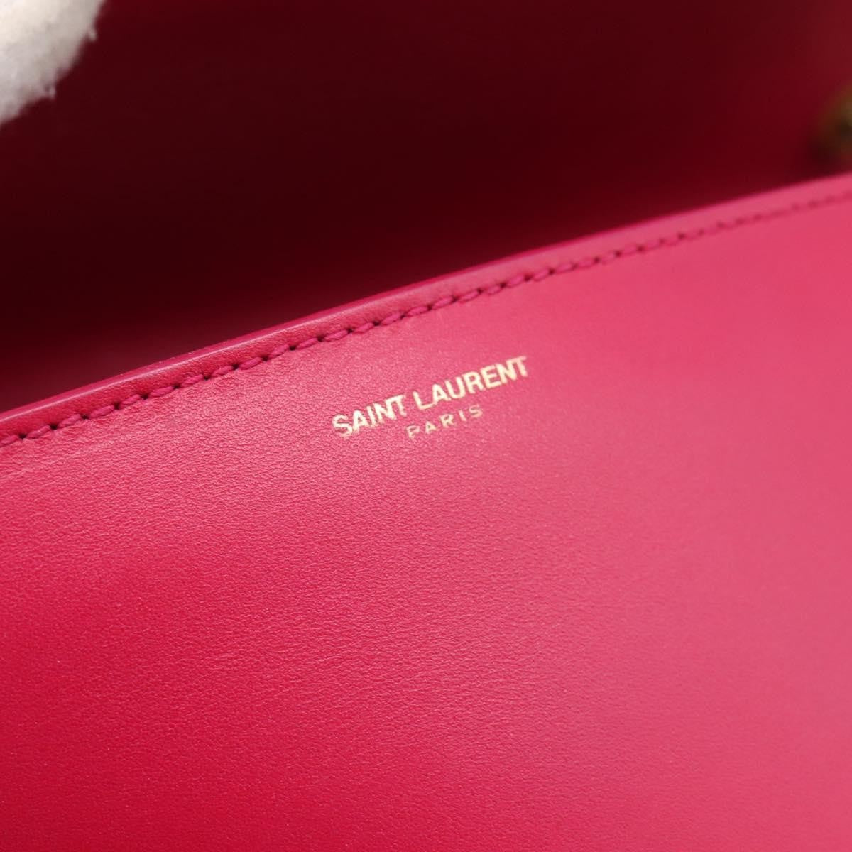 Saint Laurent Vintage Shoulder bag Leather, Pink, Leather, Shoulder Bag