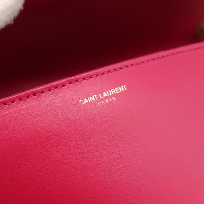 Saint Laurent Vintage Shoulder bag Leather, Pink, Leather, Shoulder Bag