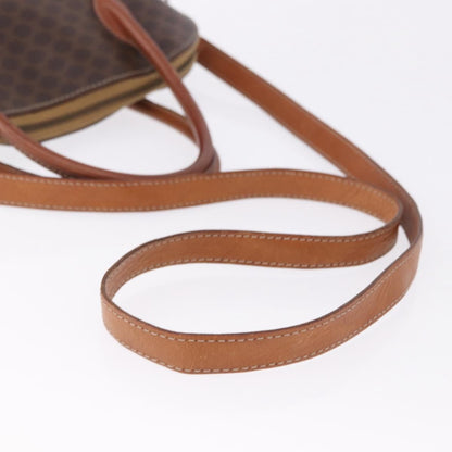 Celine Macadam Leather, Brown, PVC, Handbag