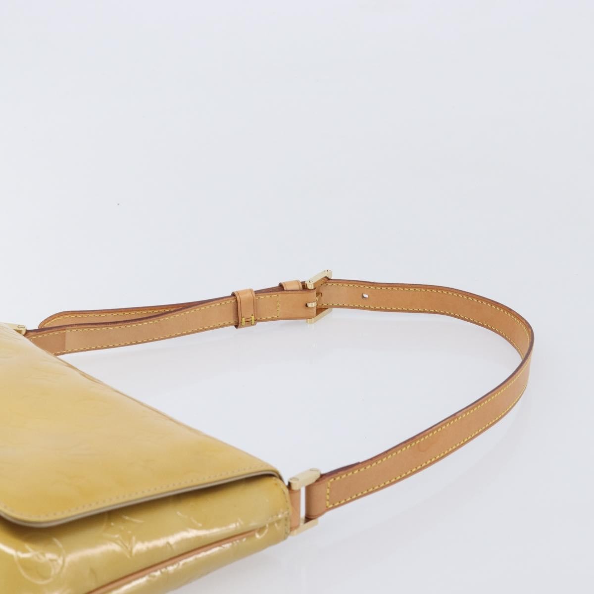 Louis Vuitton Thompson Street Monogram Vernis, Beige, Patent Leather, Shoulder Bag