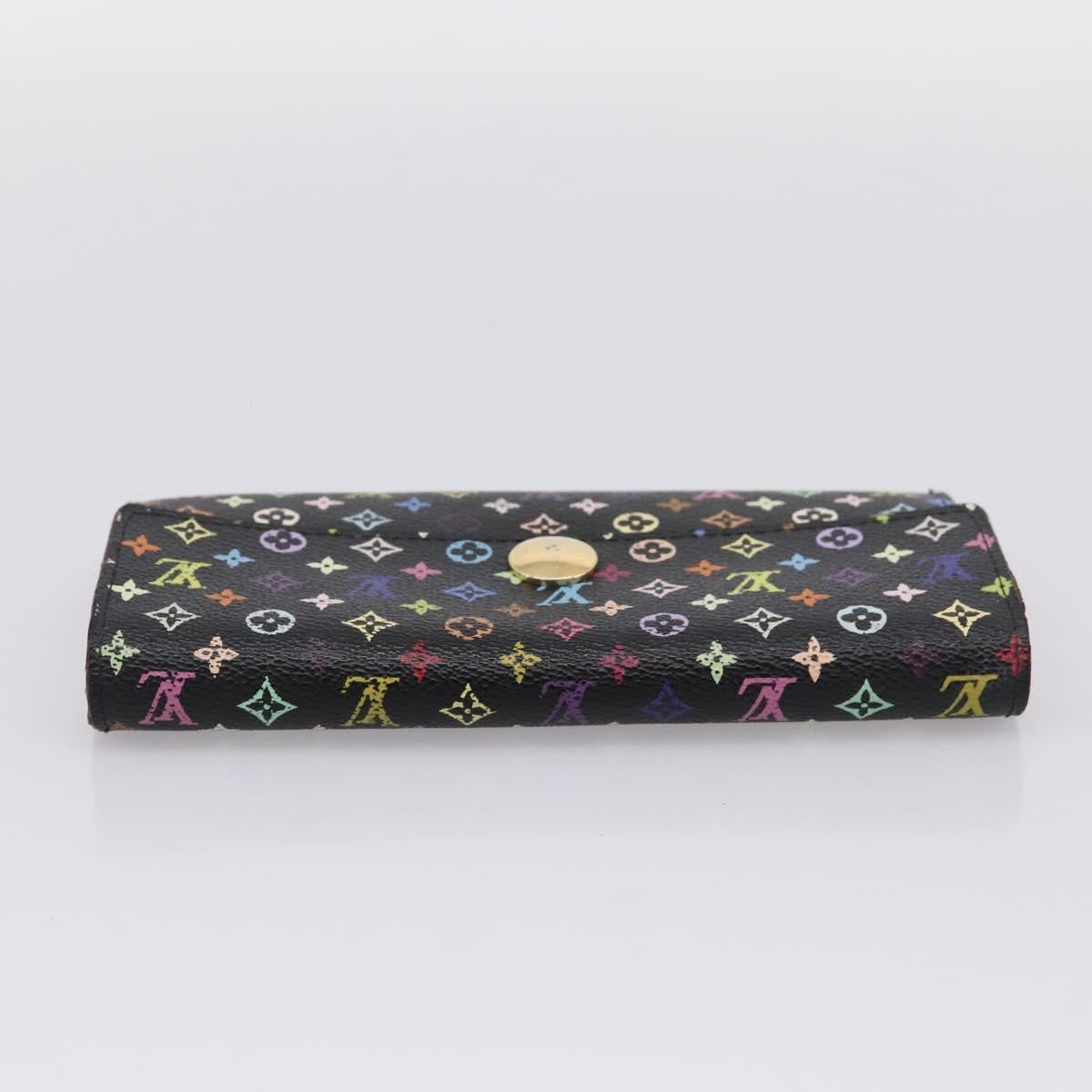 Louis Vuitton Sarah Monogram Multicolor, Black, Canvas, Wallet