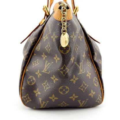 Louis Vuitton Tivoli Monogram Canvas, Brown, Canvas, Handbag