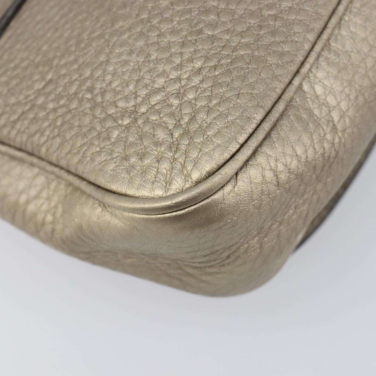 Gucci Soho Chain Leather, Gold, Leather, Crossbody Bag