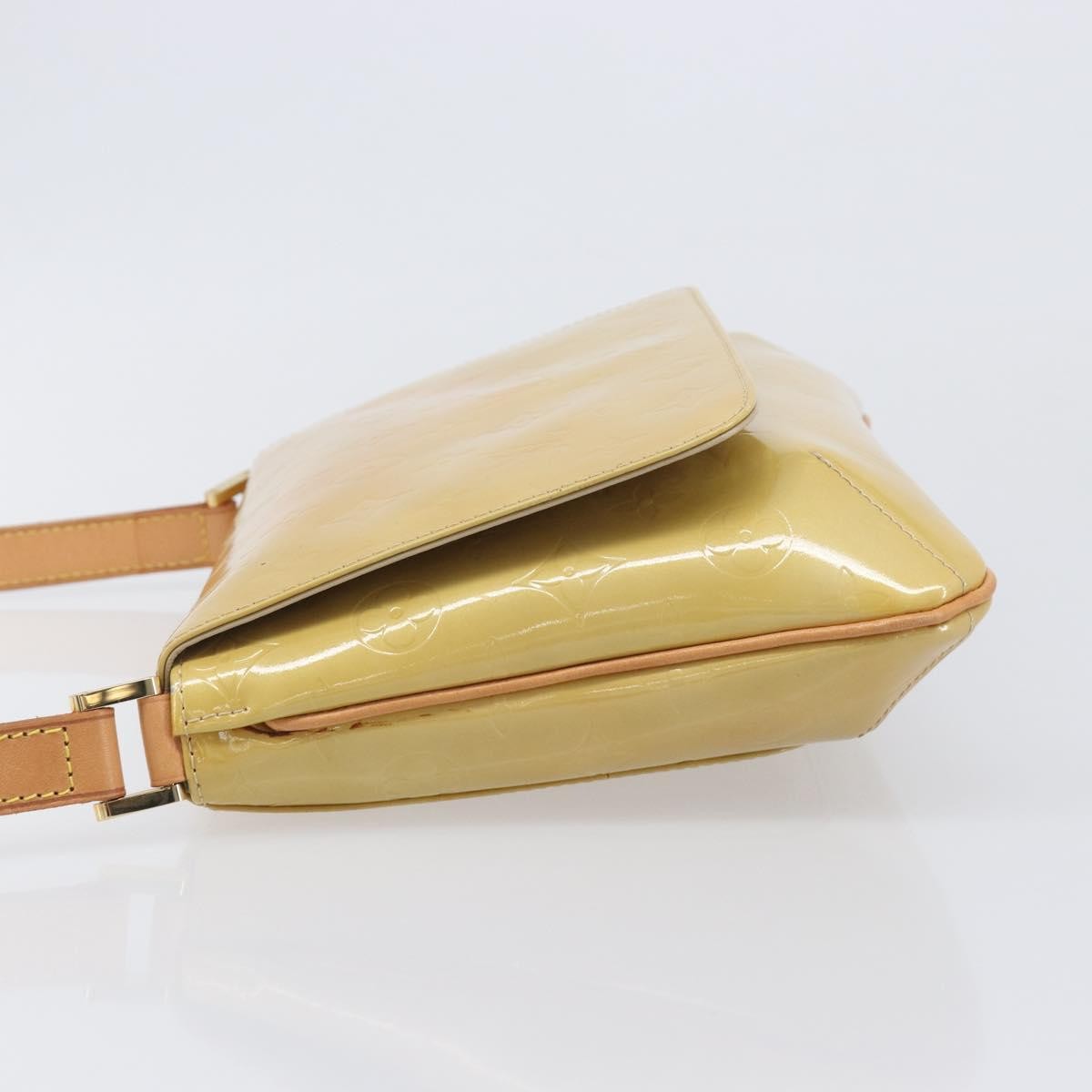 Louis Vuitton Thompson Street Monogram Vernis, Beige, Patent Leather, Shoulder Bag