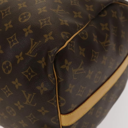 Louis Vuitton Keepall Bandouliere Bag Monogram Canvas, BROWN, CANVAS, Travel bag