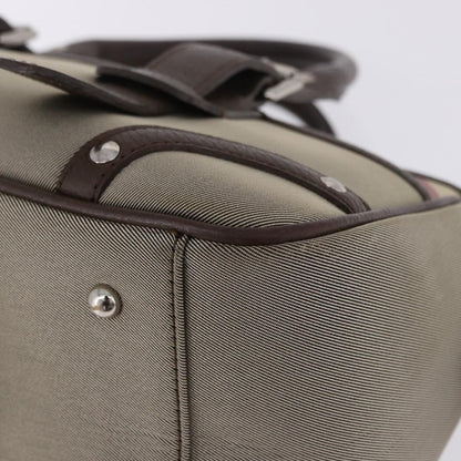 Burberry Nova Check Canvas, Brown, Canvas, Handbag