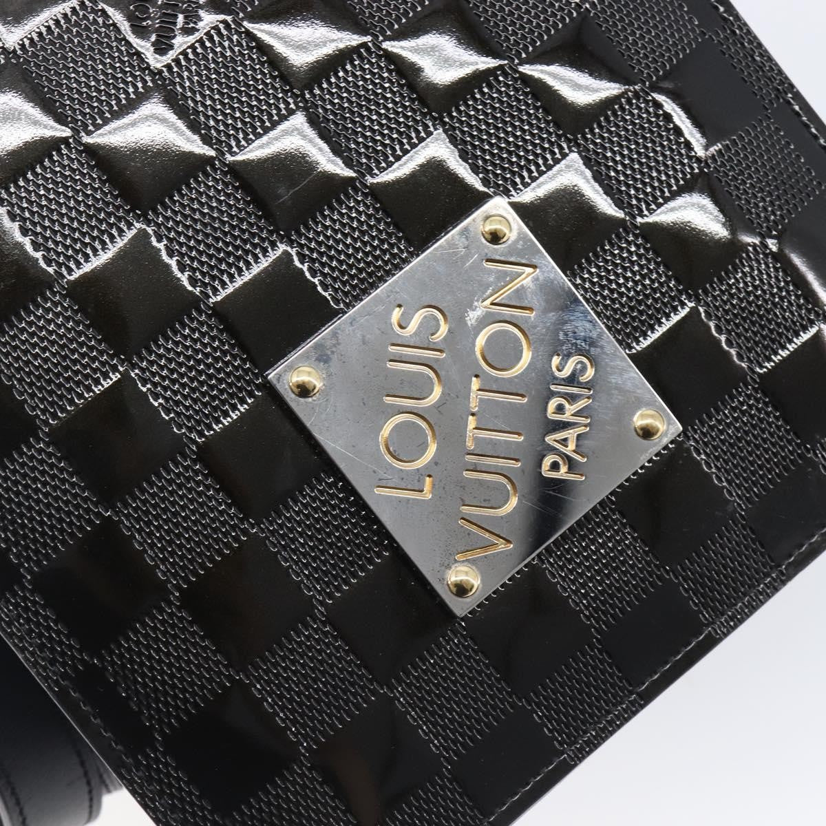 Louis Vuitton Cabaret Club Damier Vernis, Black, Patent Leather, Handbag