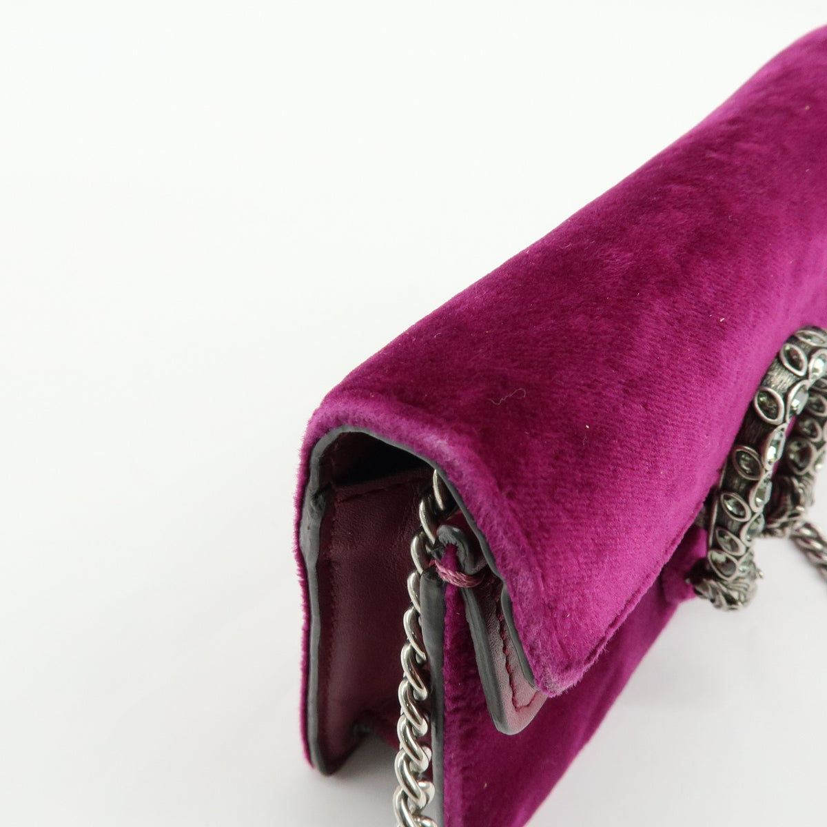 Gucci Dionysus Velvet, Purple, Velvet, Handbag