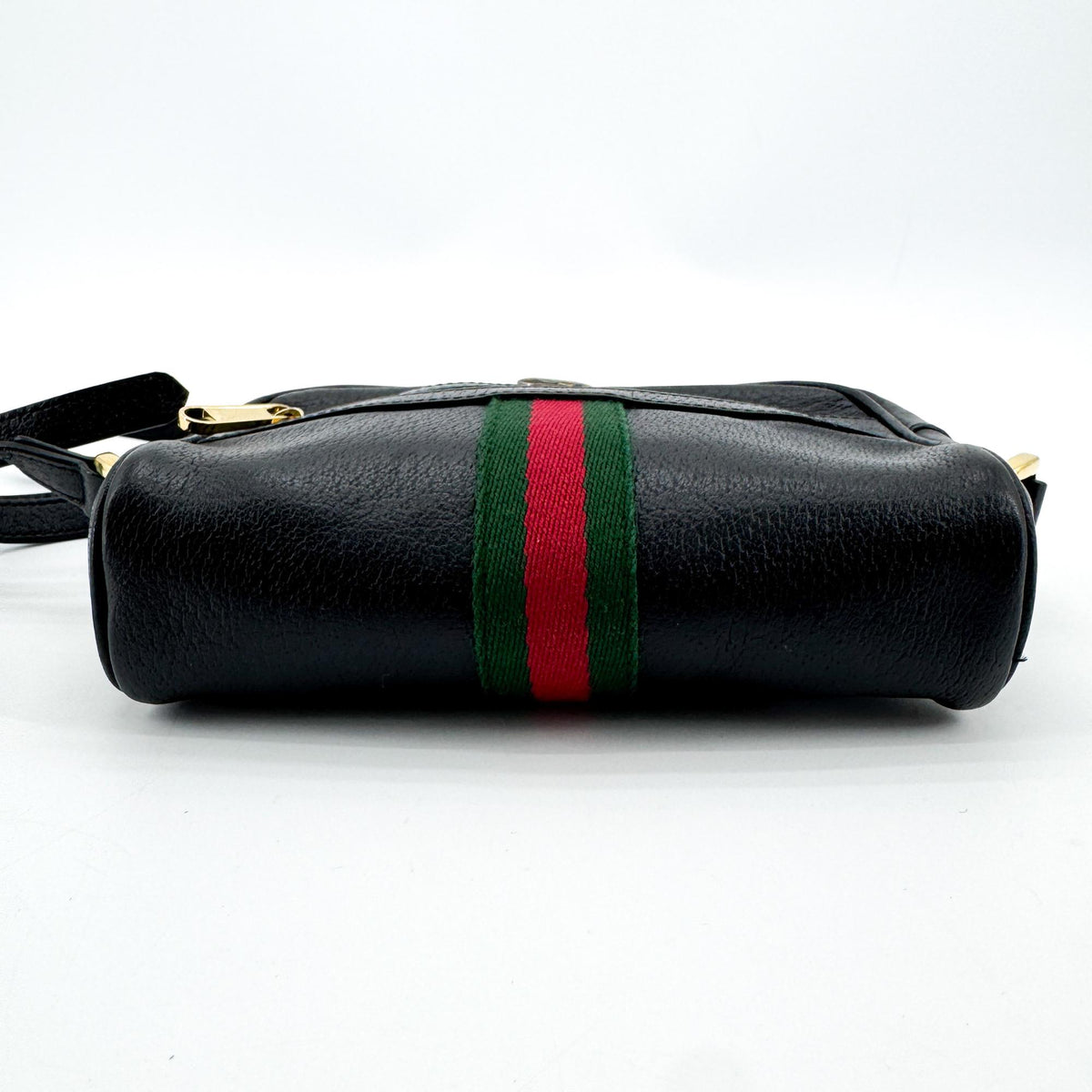 Gucci Ophidia Suede, Black, Leather, Briefcase
