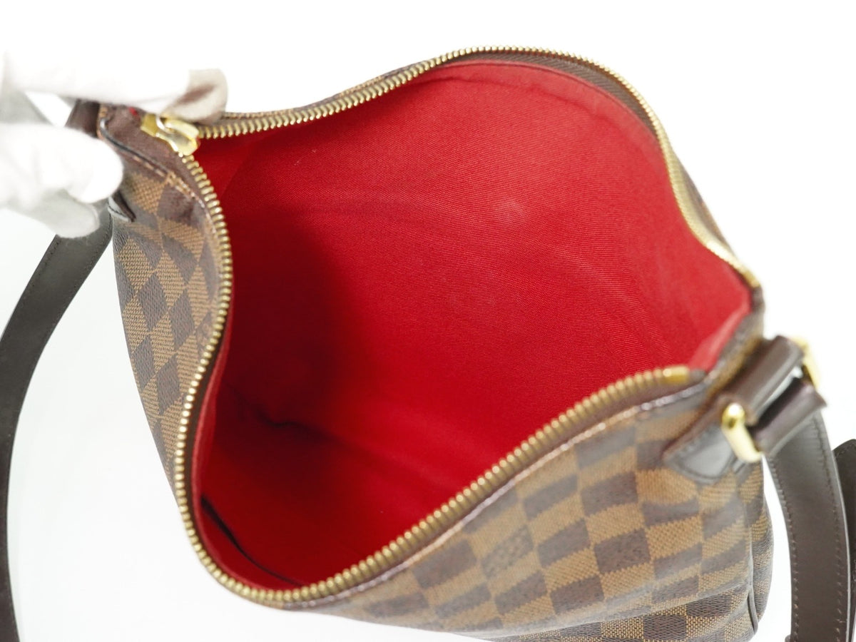 Louis Vuitton Bloomsbury Damier Ebene, Brown, Canvas, Shoulder Bag
