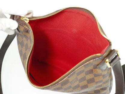 Louis Vuitton Bloomsbury Damier Ebene, Brown, Canvas, Shoulder Bag