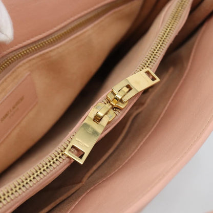 Saint Laurent Sac de Jour Leather, Pink, Leather, Handbag