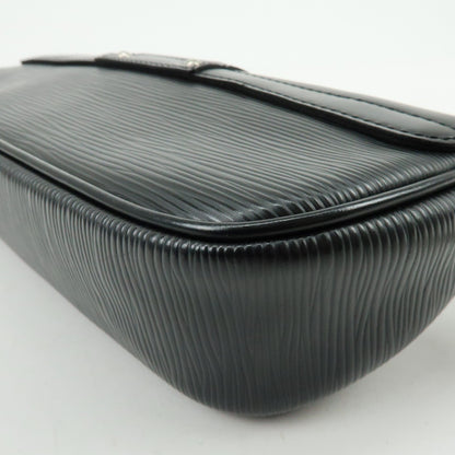 Louis Vuitton Montaigne Clutch Epi Leather, Black, Leather, Clutch