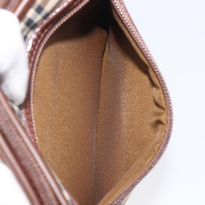 Burberry Nova check Pochette Canvas, Beige, Canvas, Clutch