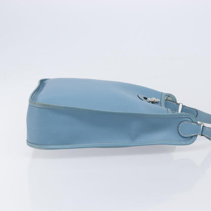 Hermes Vespa Courchevel, Blue, Leather, Shoulder Bag