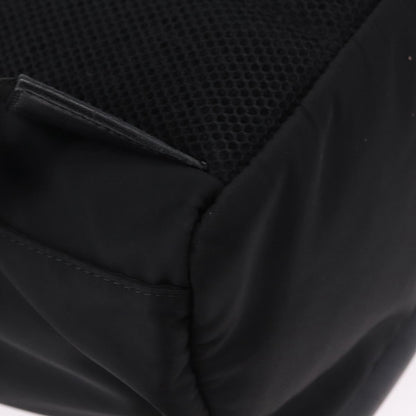 Fendi Fiend Nylon with Printed Leather, Black, Nylon, Backpack