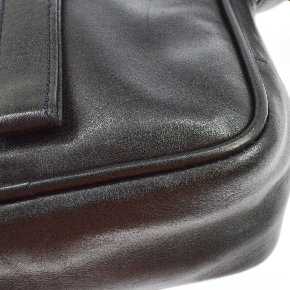 Louis Vuitton Peonia Leather, Black, Leather, Crossbody Bag