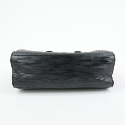 Louis Vuitton Pont Neuf Epi Leather, Black, Leather, Handbag