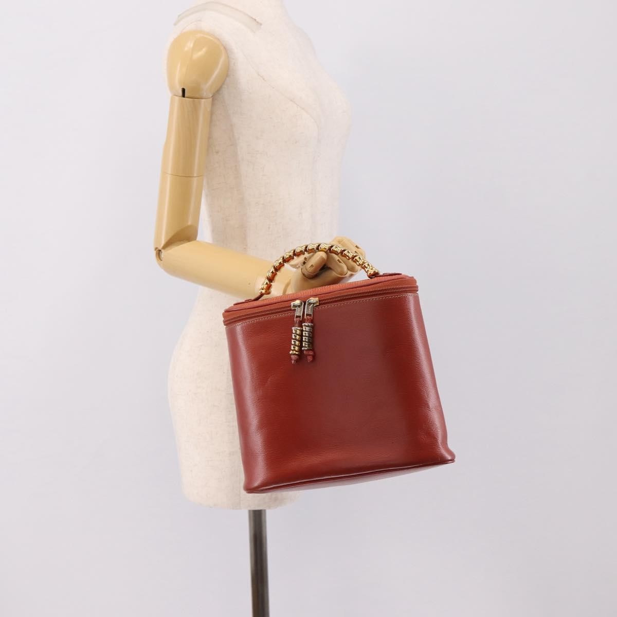 Loewe Velazquez Tote Leather, Orange, Leather, Handbag