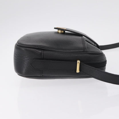 Saint Laurent Vintage Shoulder bag Leather, Black, Leather, Shoulder Bag