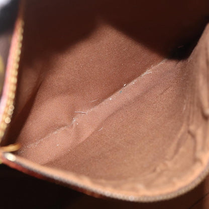 Louis Vuitton Shopping Sac Monogram Canvas, Brown, Canvas, Handbag
