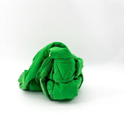 Bottega Veneta Padded Tech Cassette Intrecciato Nylon, Green, Nylon, Crossbody Bag