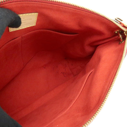 Louis Vuitton Pallas Monogram Canvas with Leather, Brown, Canvas, Tote Bag