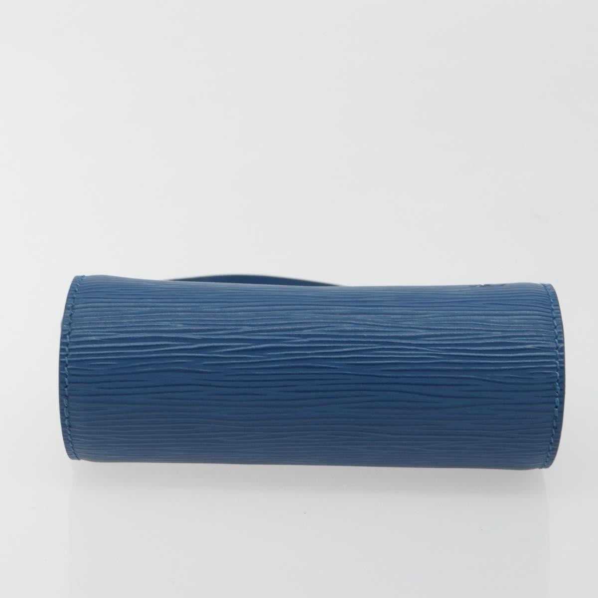 Louis Vuitton Soufflot Pochette Epi Leather, Blue, Leather, Clutch