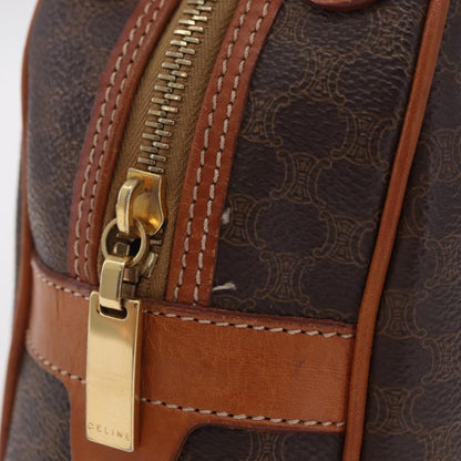 Celine Vintage Handbag Toile Céline, Brown, Canvas, Handbag