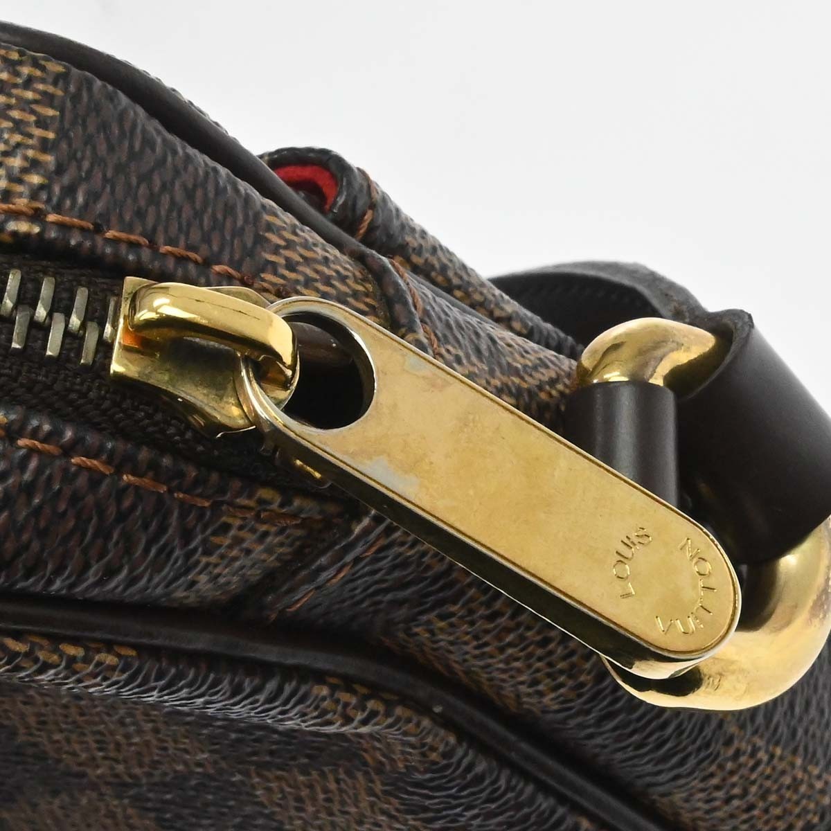 Louis Vuitton Rift Damier, Brown, Canvas, Handbag