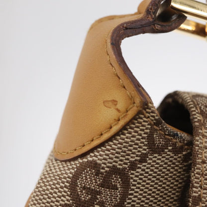 Gucci Bamboo Jackie Canvas, Beige, Canvas, Handbag