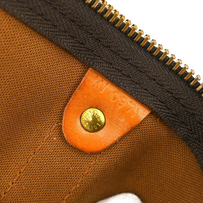 Louis Vuitton Keepall Monogram, Brown, Canvas, Travel Bag