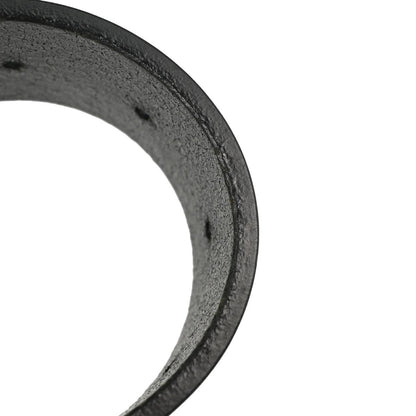 Chanel Plaque Buckle Belt Leather, Black, Leather, Belt