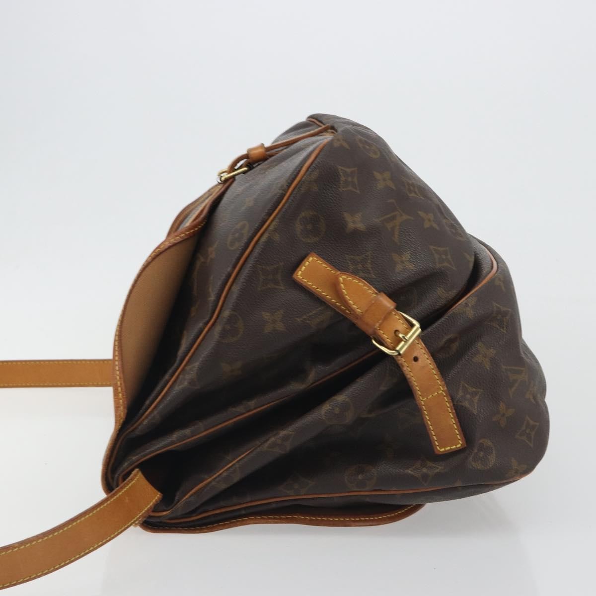 Louis Vuitton Saumur Monogram, Brown, Canvas, Shoulder Bag