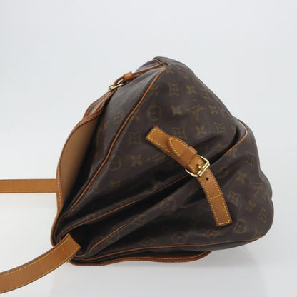 Louis Vuitton Saumur Monogram, Brown, Canvas, Shoulder Bag