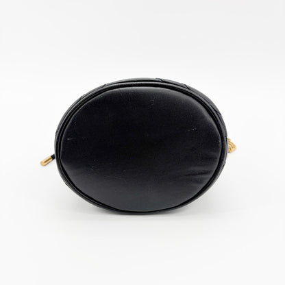 Gucci GG Marmont Bucket Matelasse Leather, Black, Leather, Handbag