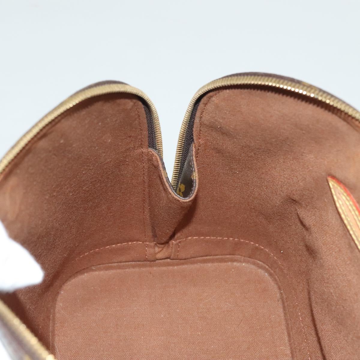 Louis Vuitton Alma Handbag Monogram Canvas, BROWN, CANVAS, Handbag