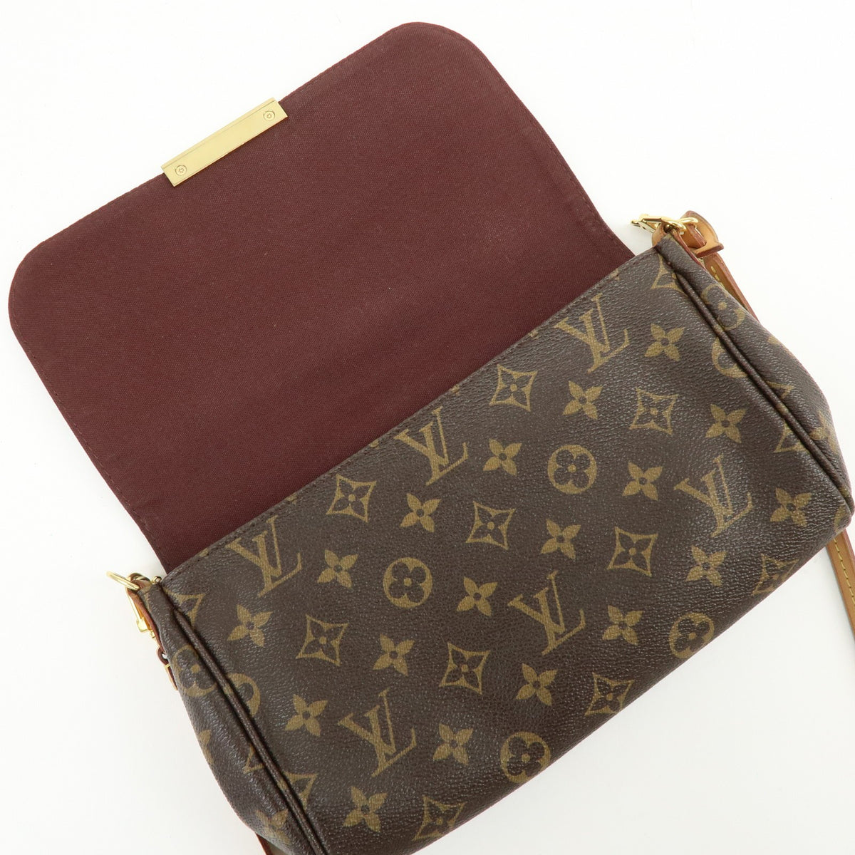 Louis Vuitton Favorite Monogram Canvas, Brown, Canvas, Handbag