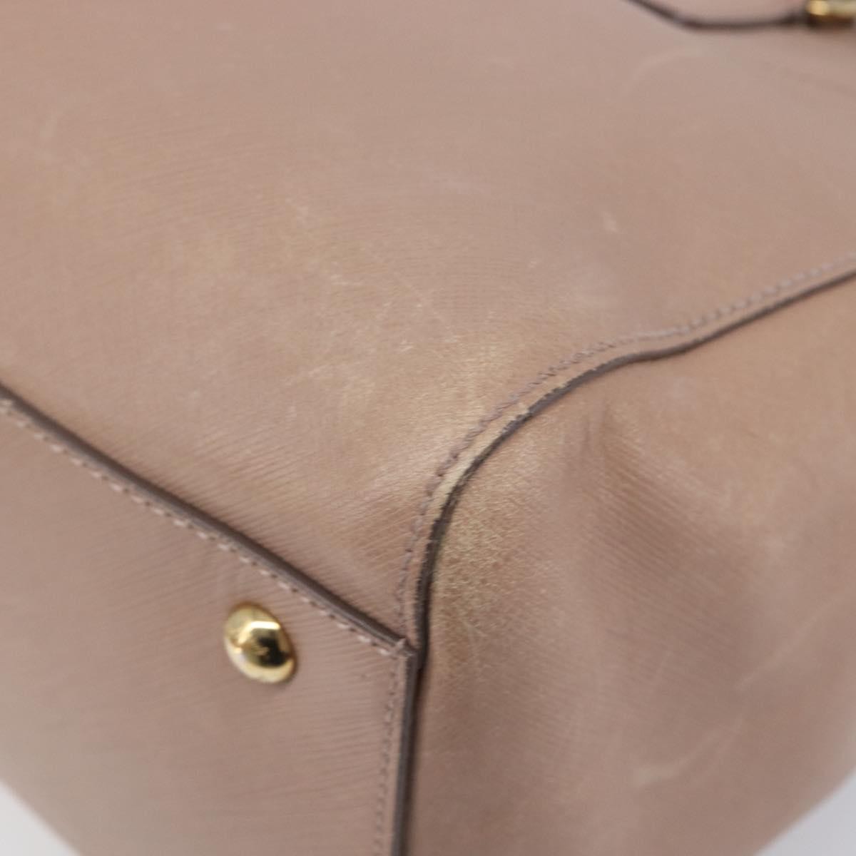 Salvatore Ferragamo Batik Leather, Beige, Leather, Tote Bag