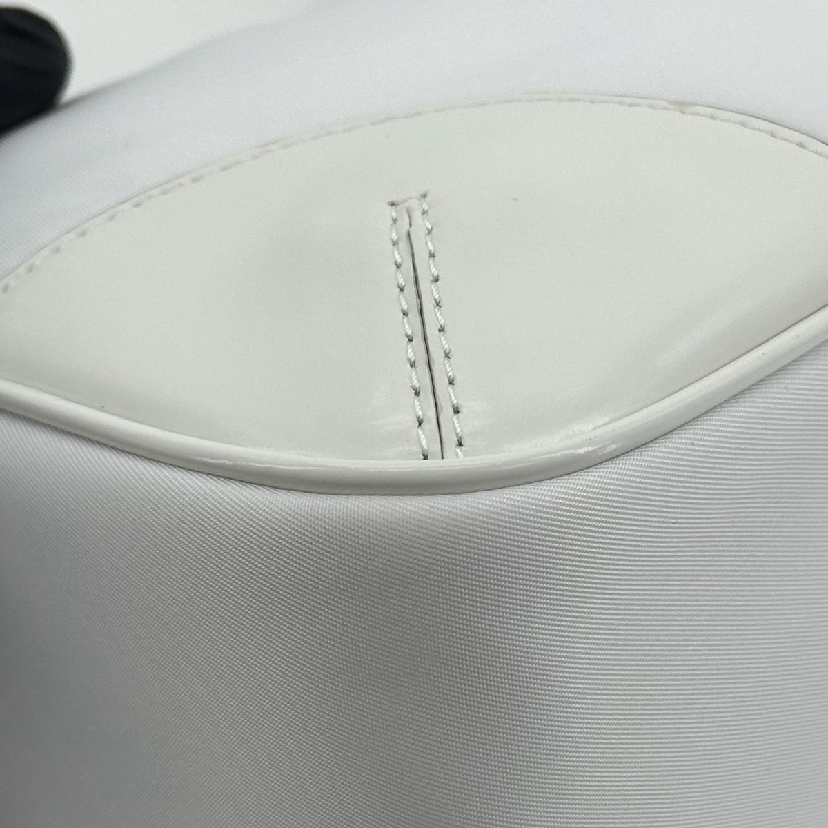 Prada Re-Edition 2004 Nylon and Leather, White, Nylon, Shoulder Bag
