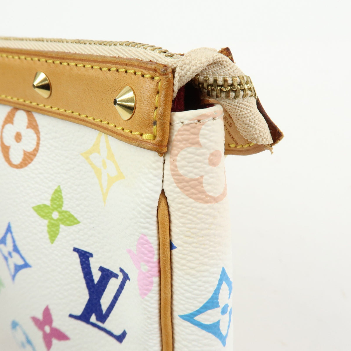 Louis Vuitton Pochette Accessoires Monogram Multicolor, Multicolour, Canvas, Clutch