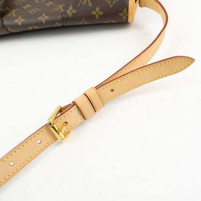Louis Vuitton Menilmontant Monogram Canvas, Brown, Canvas, Handbag