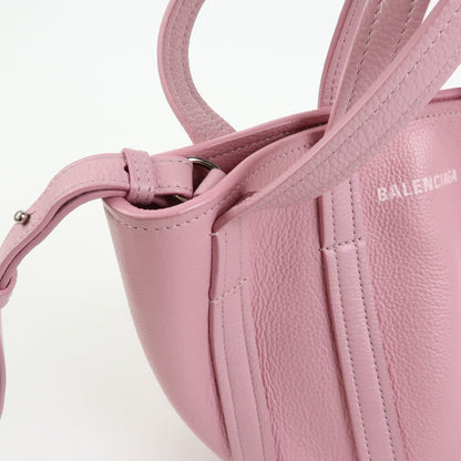 Balenciaga Everyday 2.0 North South Leather, Pink, Leather, Tote Bag