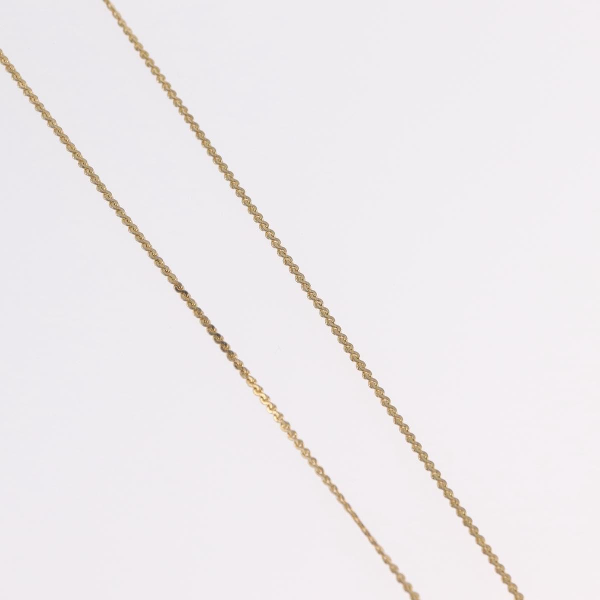 Christian Dior CD Pendant Metal, Gold, Metal, Necklace
