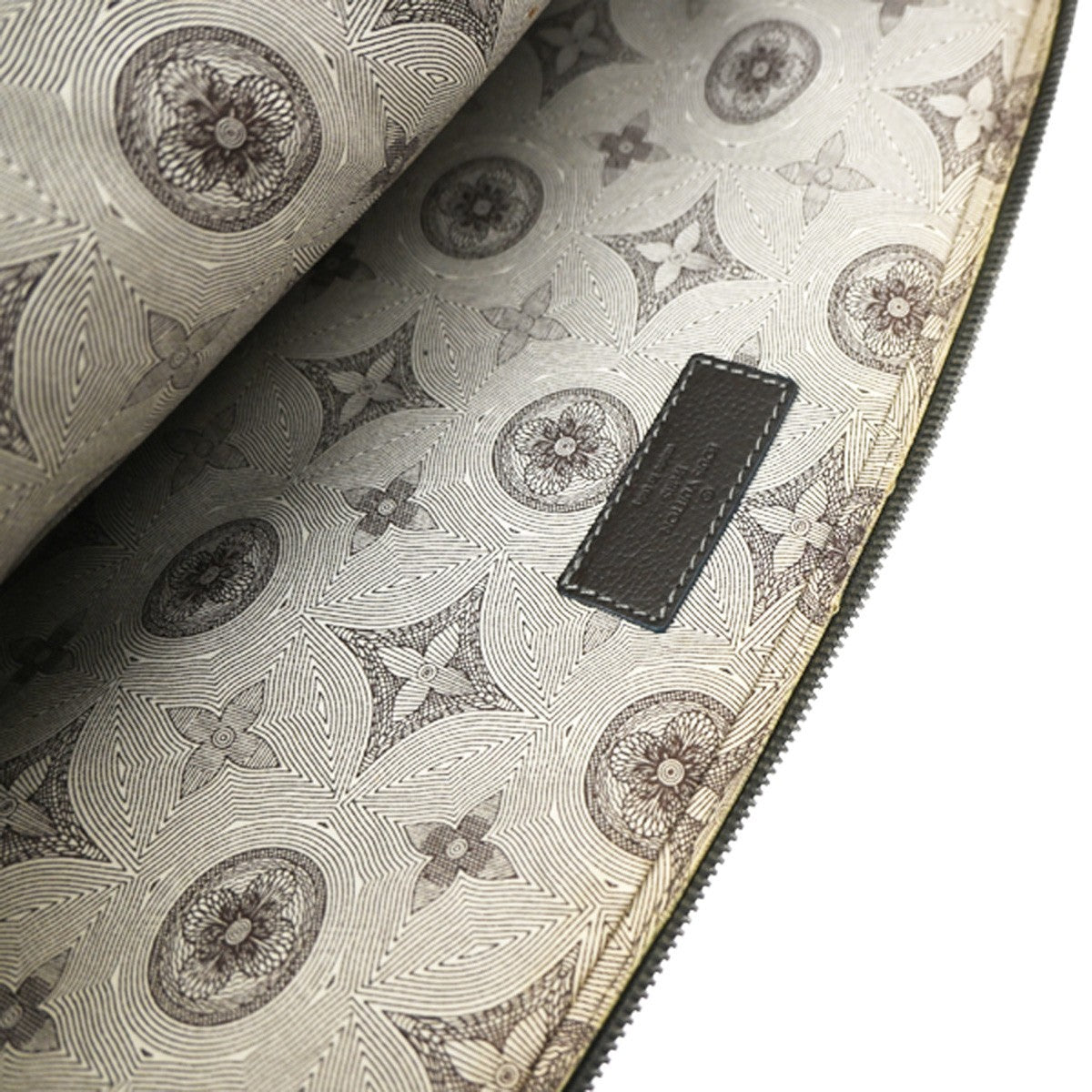 Louis Vuitton Laptop Sleeve Leather, Brown, Leather, Briefcase